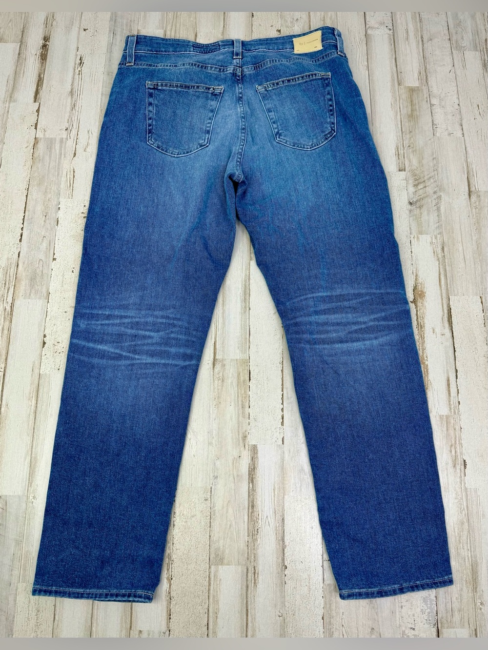 AG Adriano Goldschmied Jeans Womens 31R Blue Ex-boyfriend Slim Straight Leg Fit - Picture 9 of 11